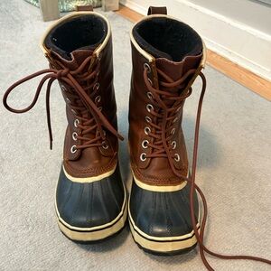 Sorel Brown and Black Winter Boots